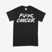 White Fuck Cancer Shirt