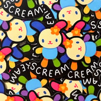 Image 1 of Scream Kawaii Bunny Sticker