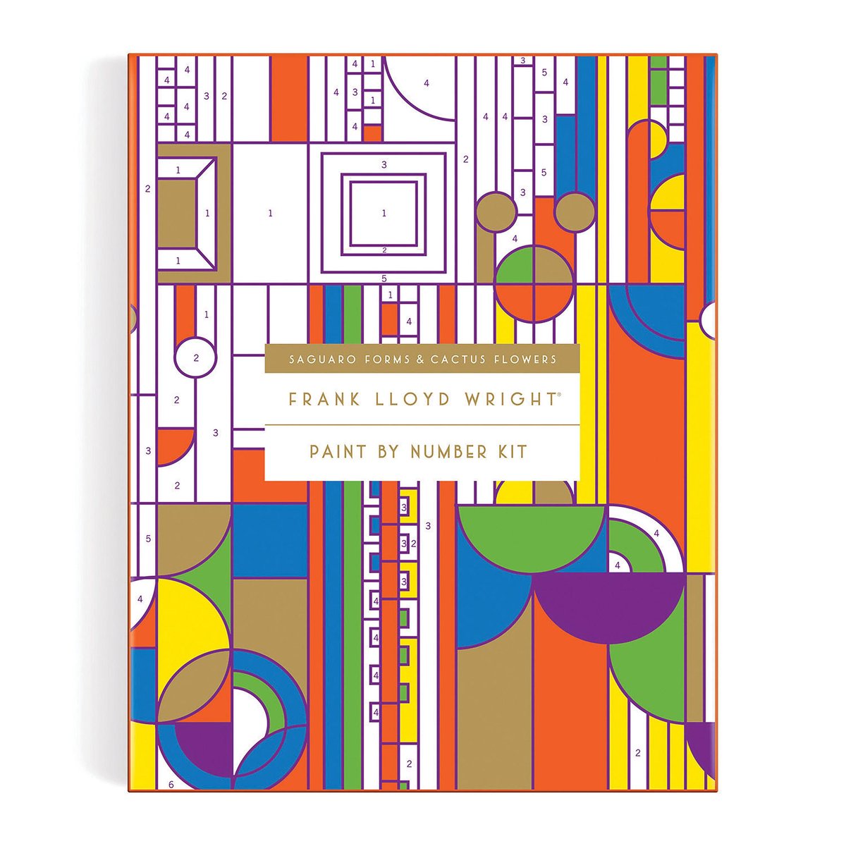 Image of Frank Lloyd Wright Paint By Numbers Kit 
