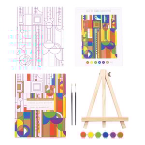 Image of Frank Lloyd Wright Paint By Numbers Kit 