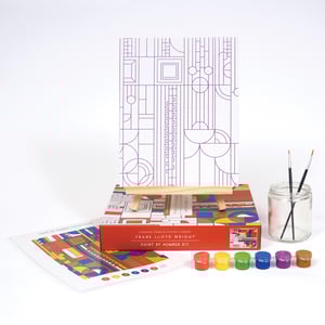 Image of Frank Lloyd Wright Paint By Numbers Kit 