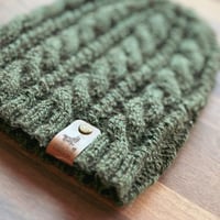 Image 2 of Hand Knitted Cable Beanies