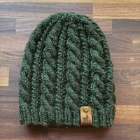 Image 1 of Hand Knitted Cable Beanies