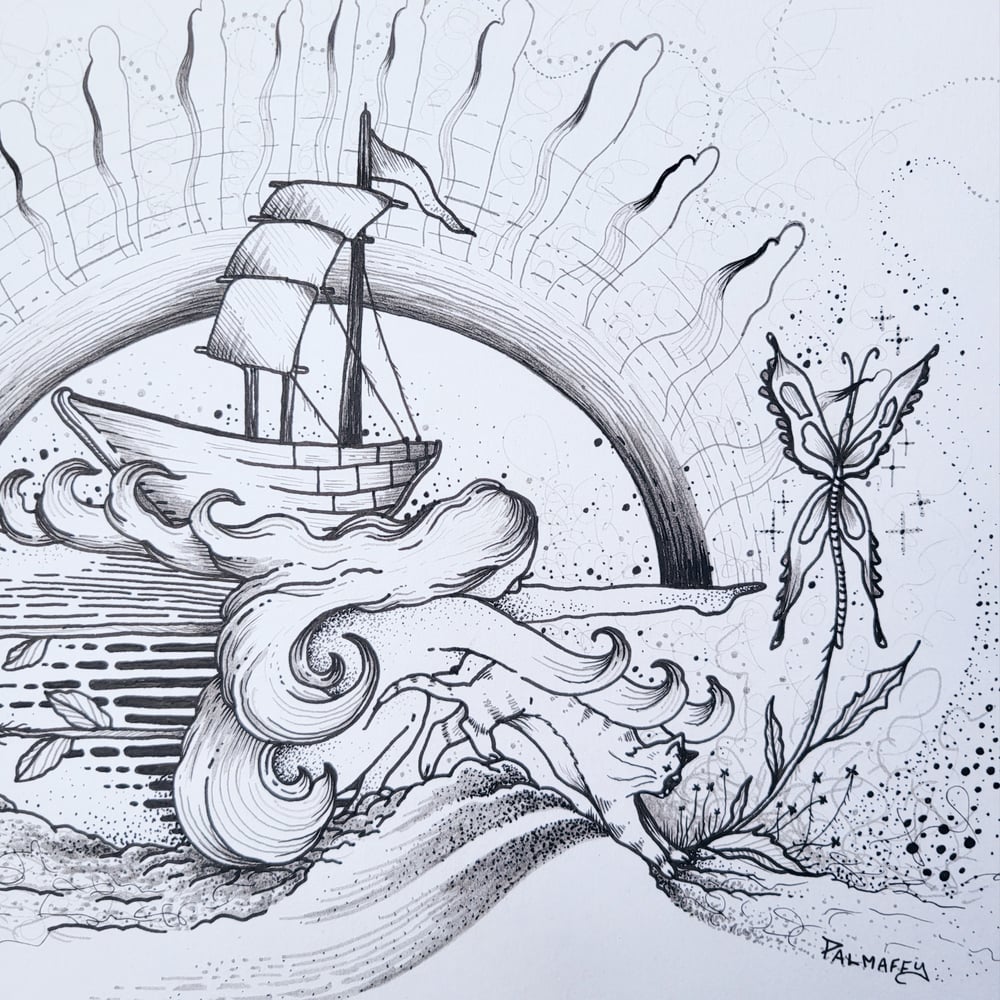 Image of Mystic Journeys Original Drawing