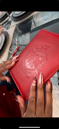 Ritual COVER-Genuine Leather with Embossed Sorority Crest