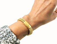 Image 4 of Gold Woven Unisex Bracelet