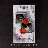 Image 3 of The Red Thread ✦ Wooden Pins ✦ 4.5x3.4 cm