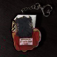 Image 2 of Grimport Menace - PoolGuard ✦ Doublesided Wooden Charm ✦ 7x5.6 cm