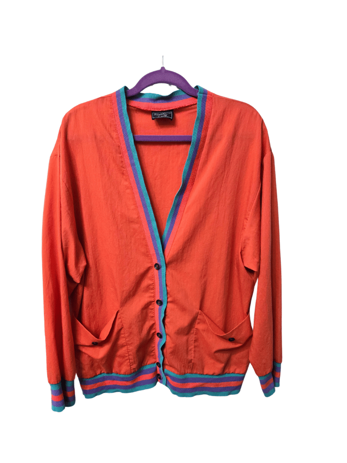 Image of Vintage Southern Lady Tangerine Cardigan