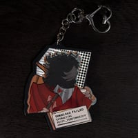 Image 2 of Grimport Menace - Sarcasm ✦ Doublesided Wooden Charm ✦ 7x5.6 cm
