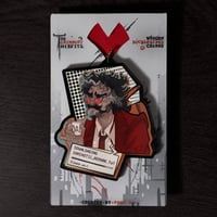 Image 1 of Grimport Menace - Sarcasm ✦ Doublesided Wooden Charm ✦ 7x5.6 cm
