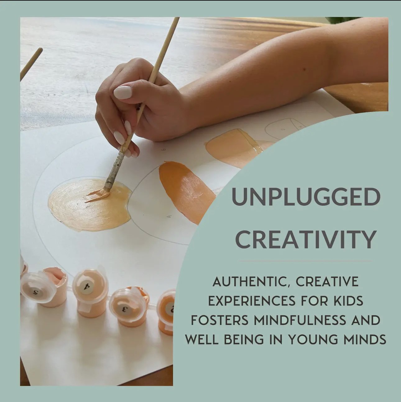 Image of Sit with Nature Meditative Paint By Number Art Kit