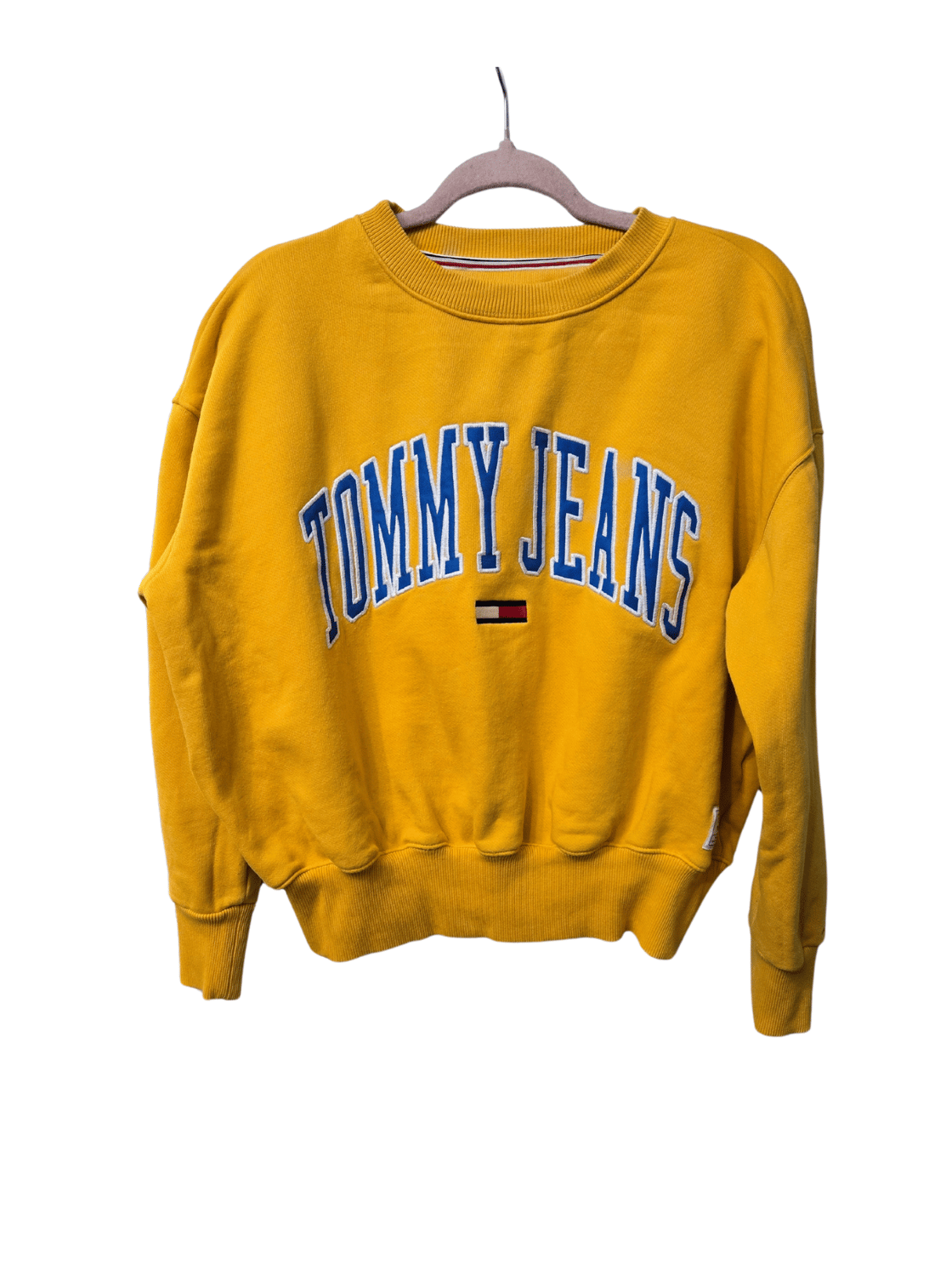 Image of Yellow Tommy Jeans Sweater Size M