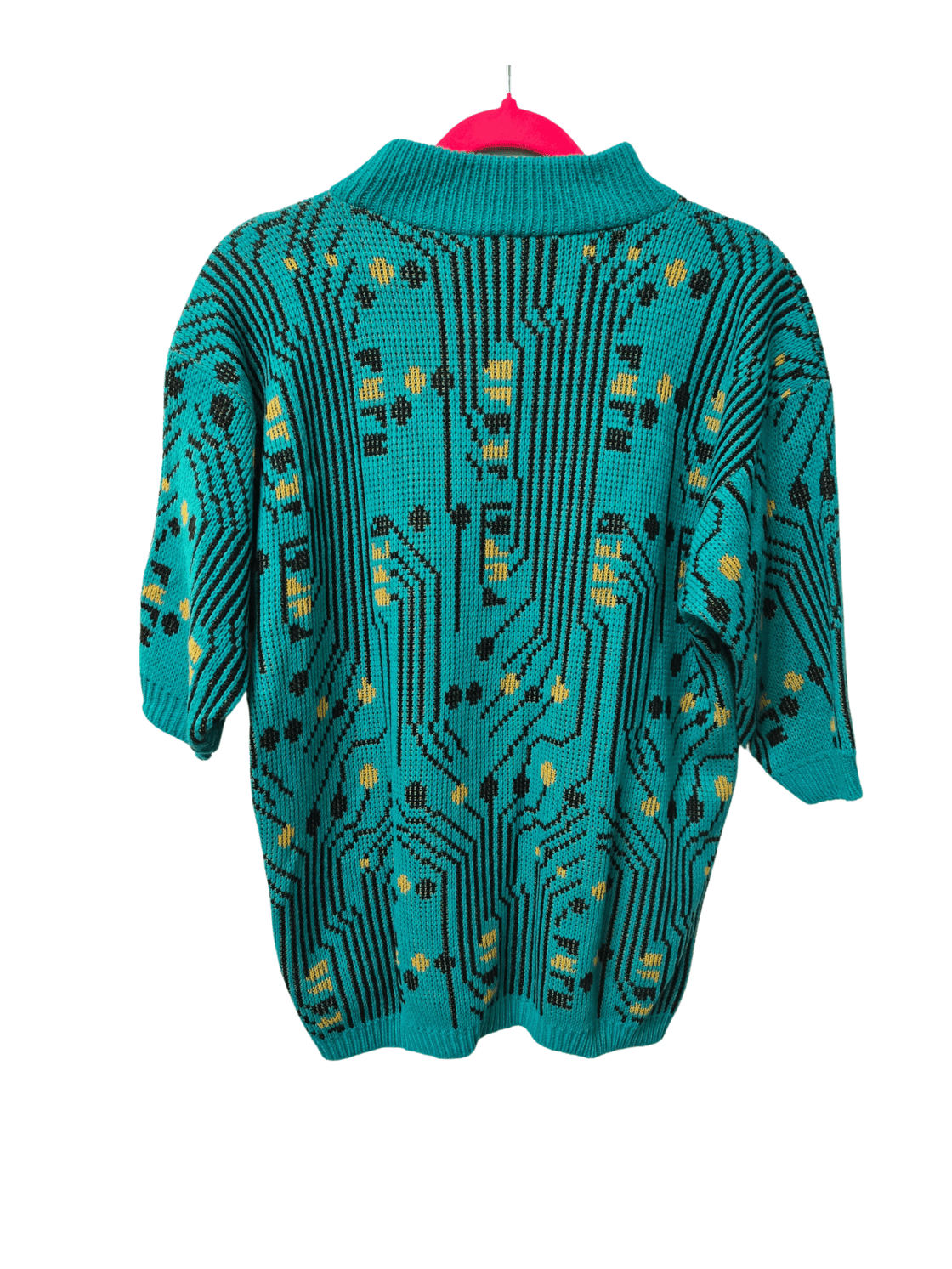 Image of Vintage Green Quarter Length Sleeve Sweater