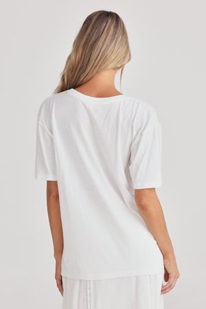 Image of Lovers Relaxed Tee. White. By Talisman the Label
