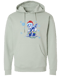 Image of Venice Santa Gondo design-Hoodie 2-Sided - Sage Green