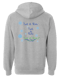 Image of Venice Santa Gondo design-Hoodie 2-Sided - Heather Grey
