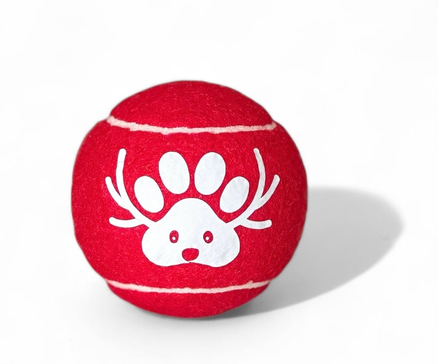 Image of Edna & Co Reindeer Paw Ball - Red