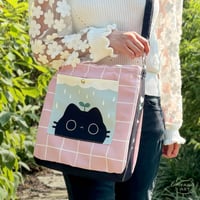 Image 1 of [pre-order] sprout cat tote (long strap)