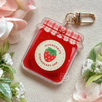 Image 2 of strawberry jam shaker charm