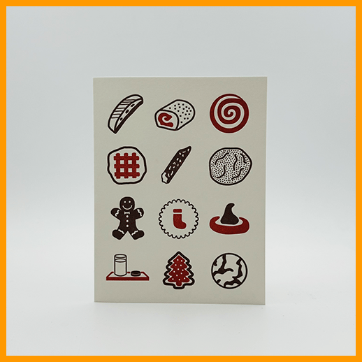 Image of THE 12 COOKIES OF CHRISTMAS - SINGLE CARD