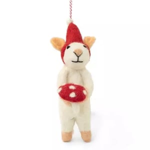 Image of Handmade Felt Christmas decorations