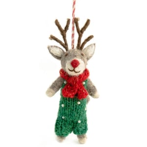 Image of Handmade Felt Christmas decorations