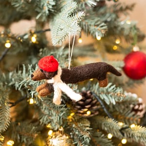 Image of Handmade Felt Christmas decorations