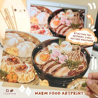 Image 2 of  PRE-ORDER [ Art Print ] Warm Food