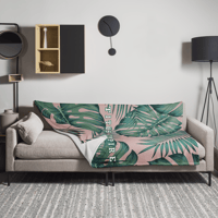 Image 1 of Monstera Throw (2 Sizes)