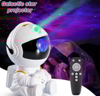 Galaxy Star Projector Night Light Astronaut Space