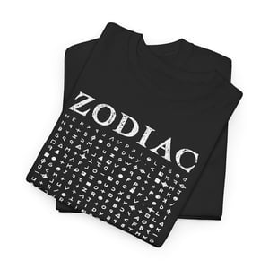 Image of Zodiac Killer Code T-Shirt