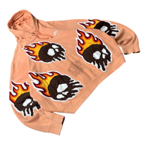 Image 1 of Burning skull ( XL )
