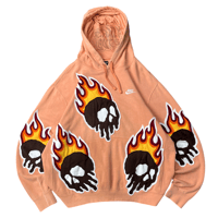 Image 2 of Burning skull ( XL )