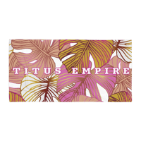 Image 1 of Golden Monstera Towel