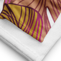 Image 3 of Golden Monstera Towel
