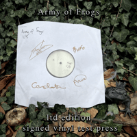 Image 1 of Army of Frogs: Signed Vinyl Test Press