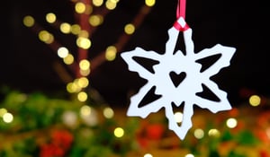Image of Snowflake Christmas decoration