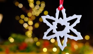 Image of Snowflake Christmas decoration
