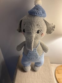 Image 3 of Crochet Elephant Theo