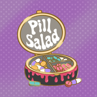 Image 4 of Pill Salad Enamel Pin PREORDER