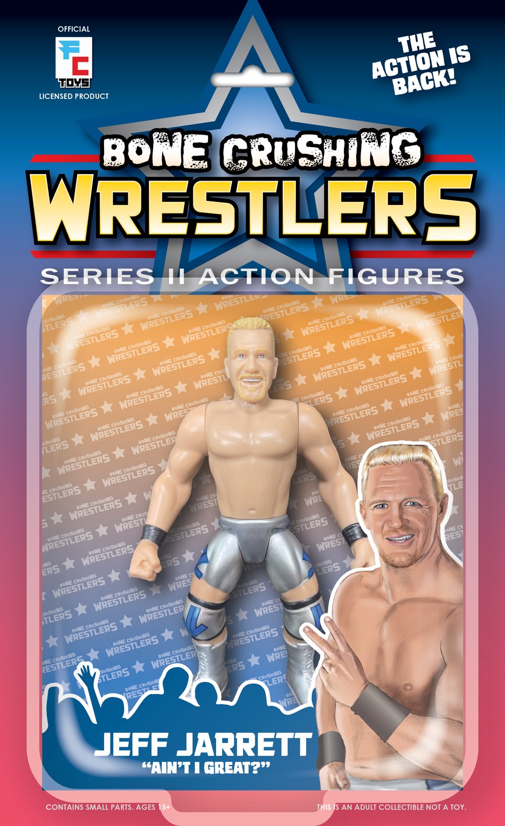 **PRE-ORDER NOW** JEFF JARRETT '99 BONE CRUSHING WRESTLERS SERIES 2 FIGURE BY FC TOYS