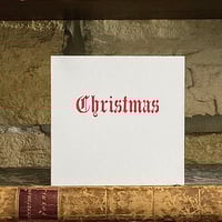 Image 5 of LETTERPRESS CHRISTMAS CARDS ~ OLD ENGLISH 