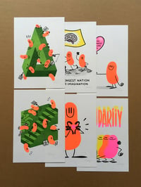 Image 2 of BLIND FAITH - pack of 3 risograph prints