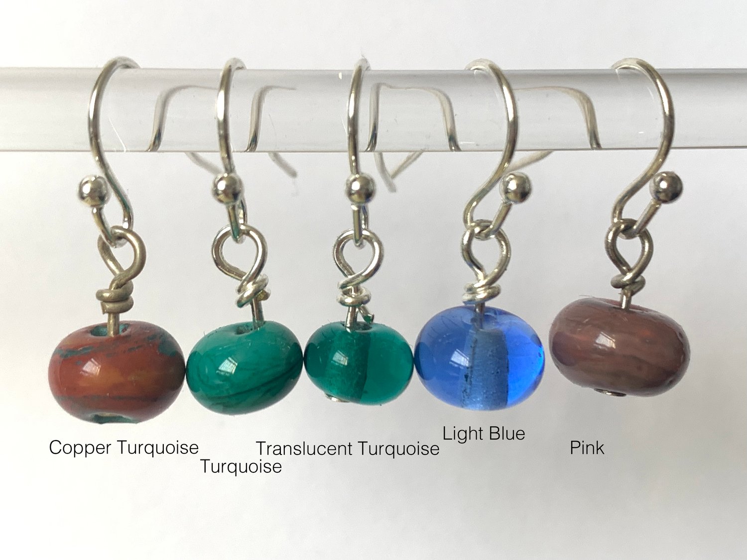 Image of Tiny Glass Bead Earring