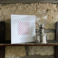 Image 2 of Letterpress daisy quilt card