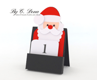 Calendrier de l'Avent Père Noël