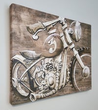 Image 3 of "Track Bike" Canvas