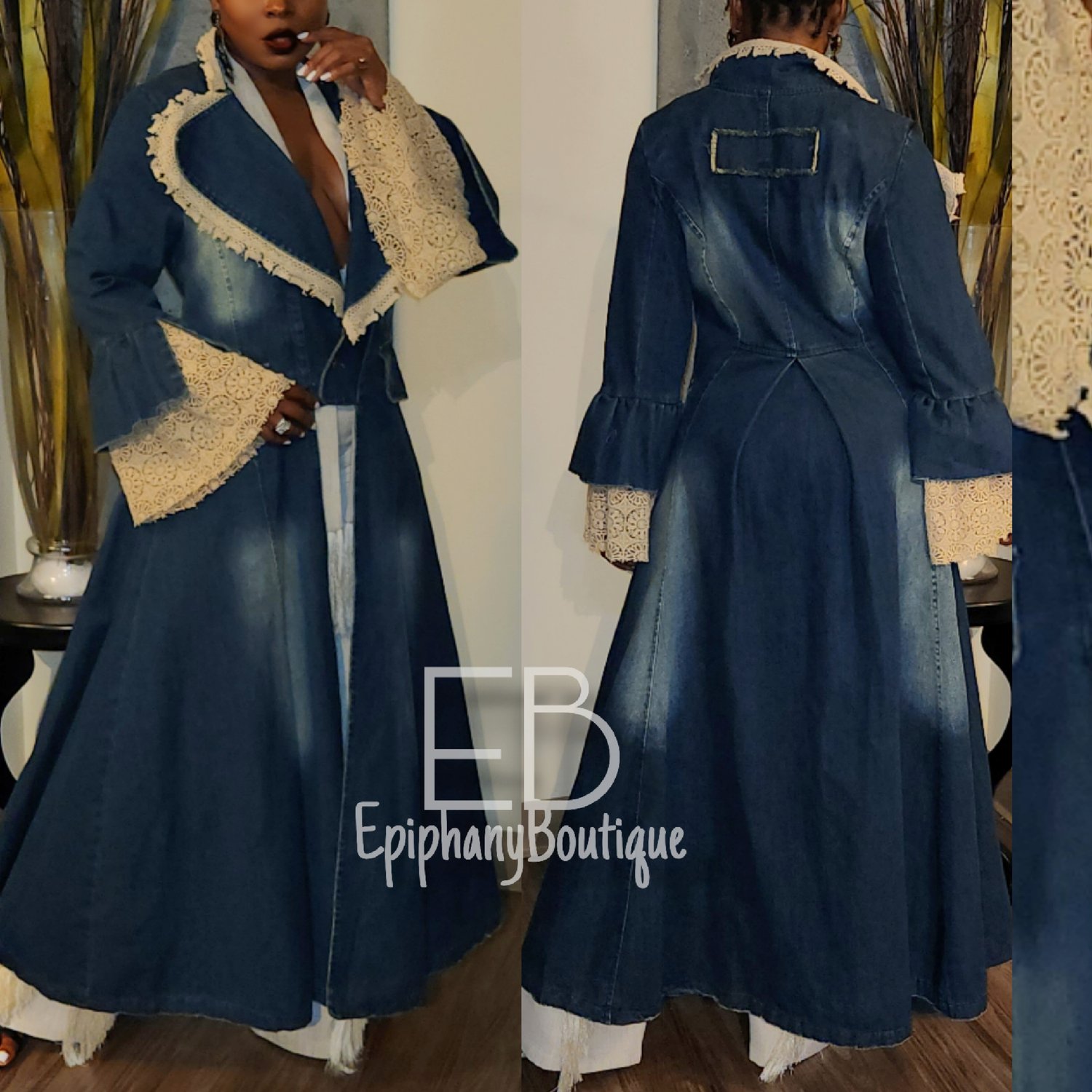 Image of The Jaded Gypsy Evening Waltz Duster Coat