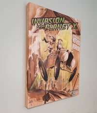 Image 2 of "Invasion from Planet X" canvas